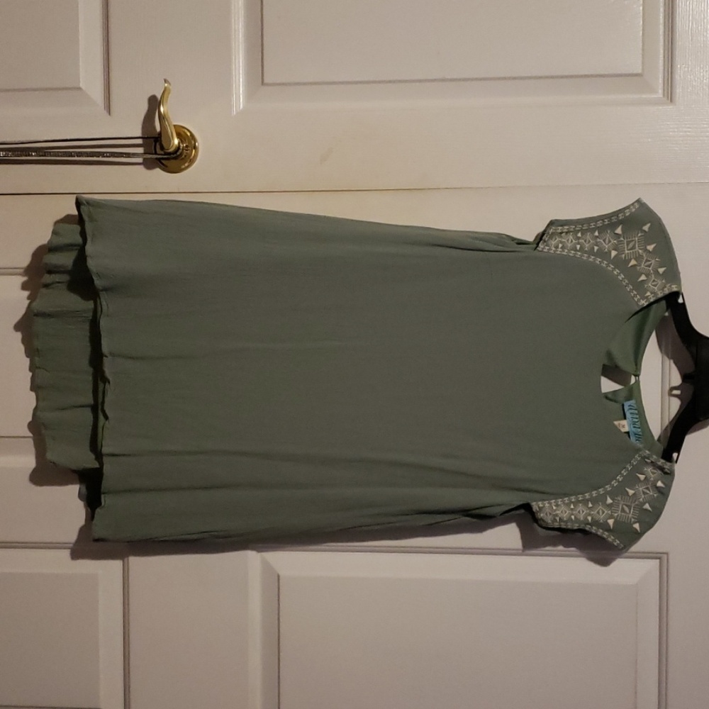 Sage green dress